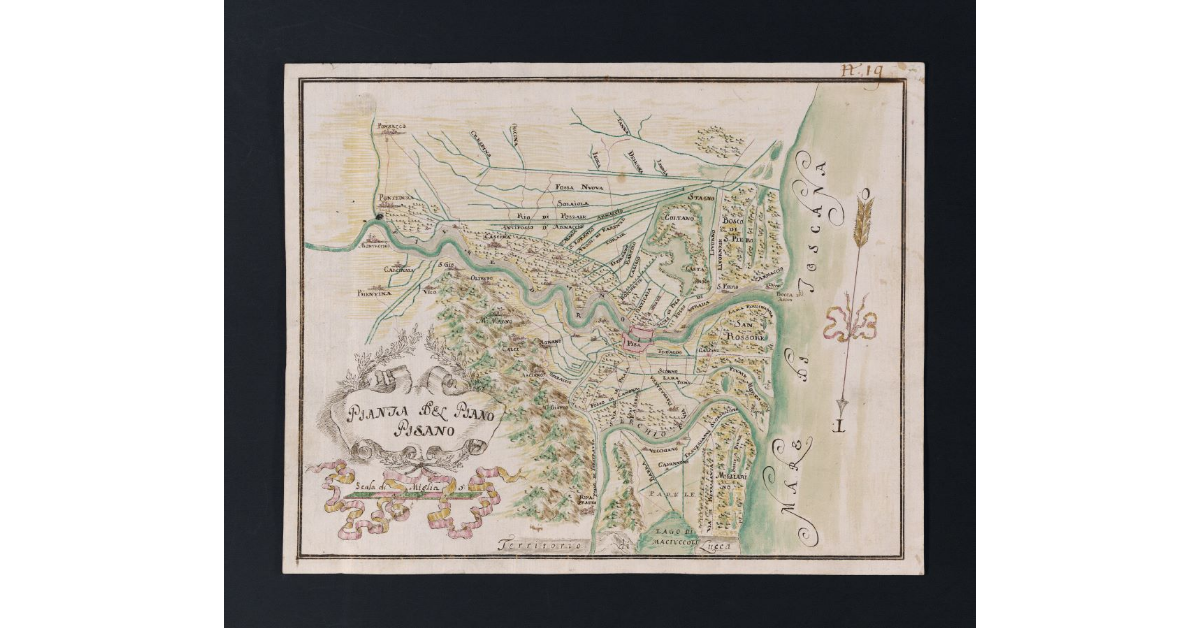 Pianta del Piano Pisano