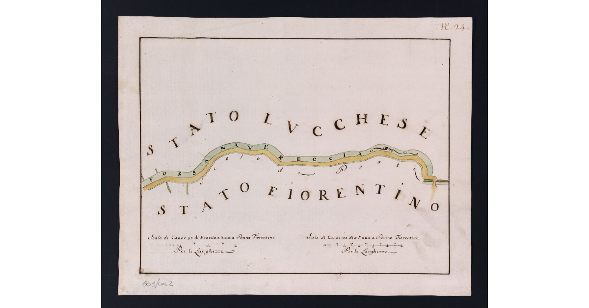[Profilo della fossa Navareccia fra lo Stato Lucchese e quello Fiorentino]