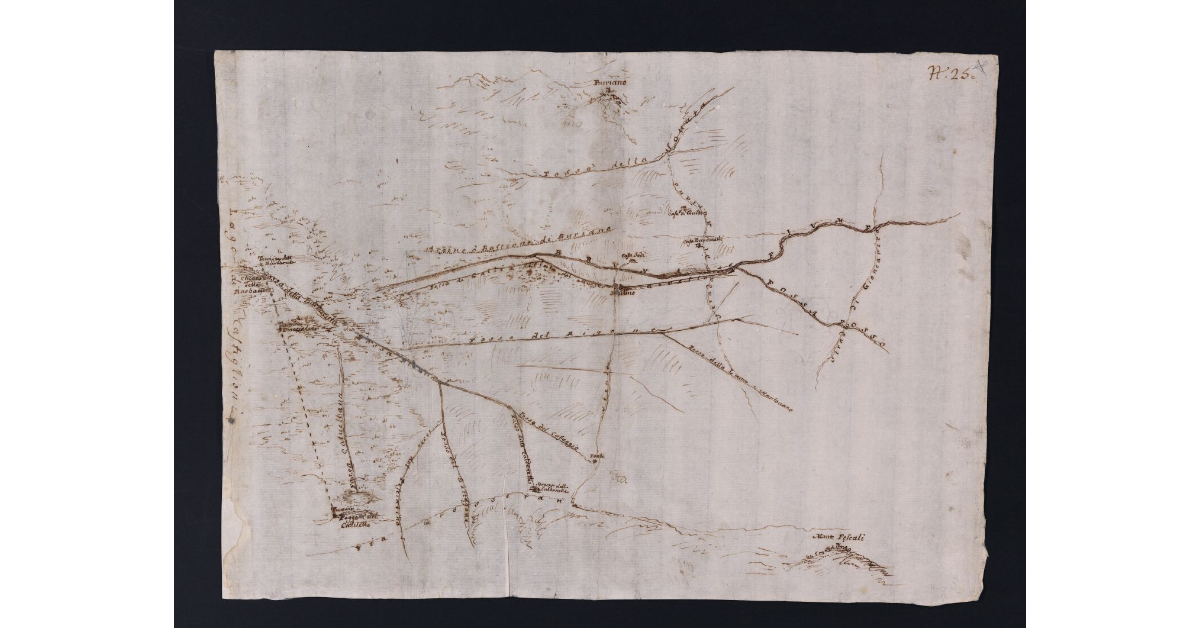 [Pianta del territorio di Buriano]