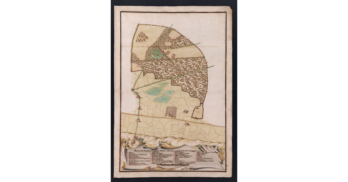 Pianta della Bandita, che godono i Polledri della Razza gentile di S.A.R. in Campiglia per pastura