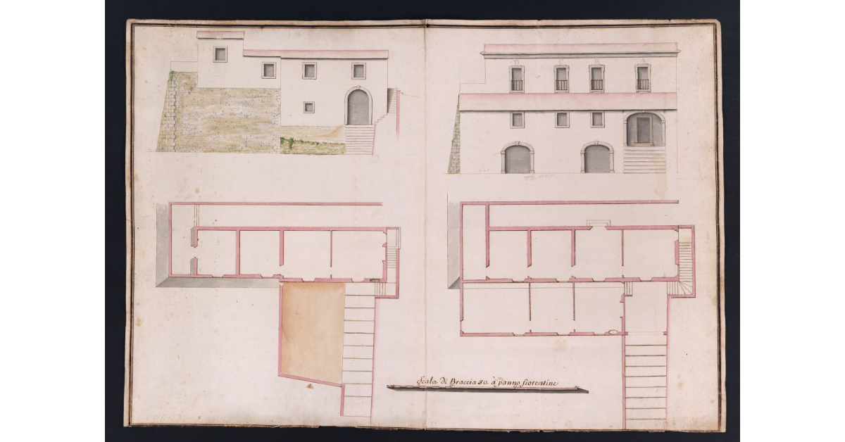 [Pianta del Casino realizzato sul Bastione dietro le Convertite]