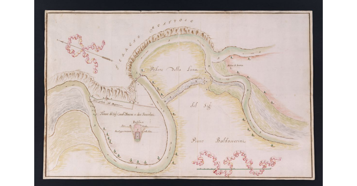 [Pianta del mulino di Ripabianca e beni adiacenti]