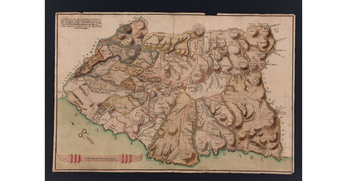 [Pianta della Tenuta di Montenero]