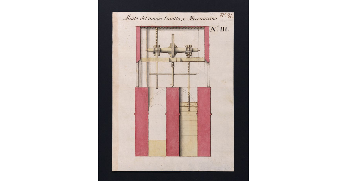 Alzato del nuovo Casotto, e Meccanismo