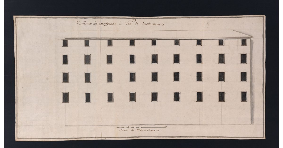 Alzato che corrisponde in Via de Succhiellinai