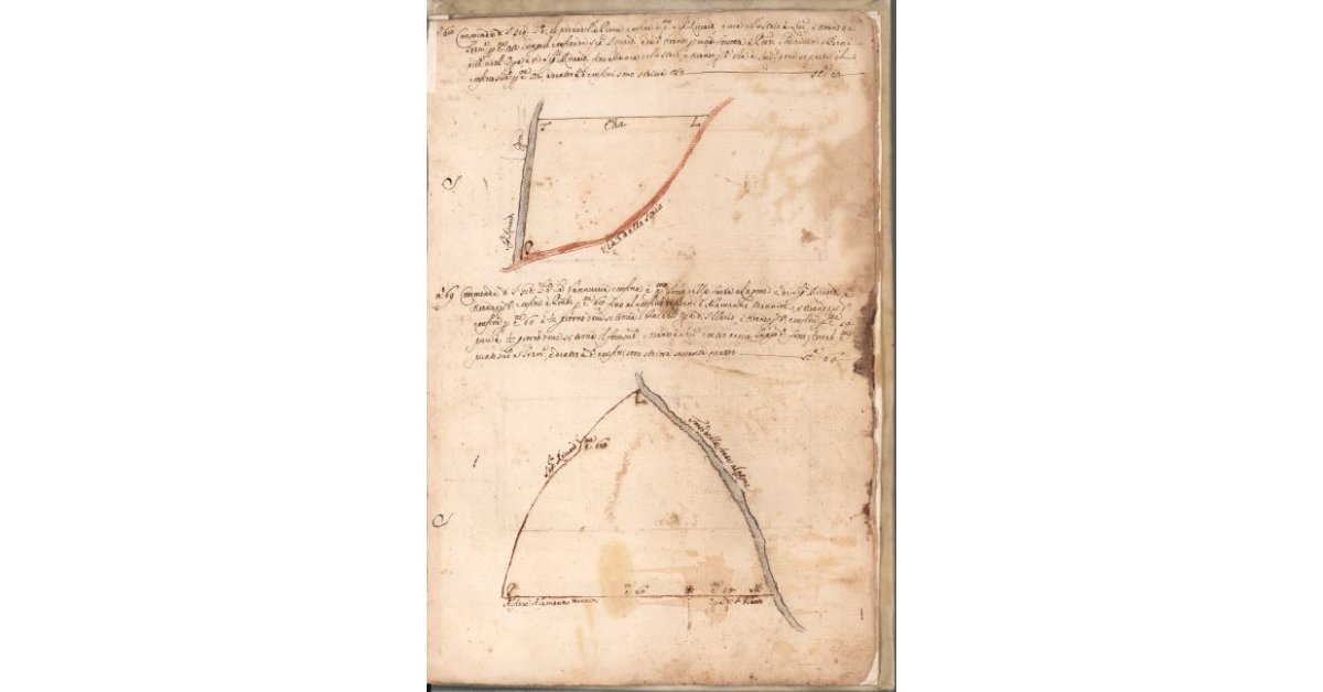 [Piante dei terreni assegnati alla Commenda di S. Giovanni nel piano di Bibbona]