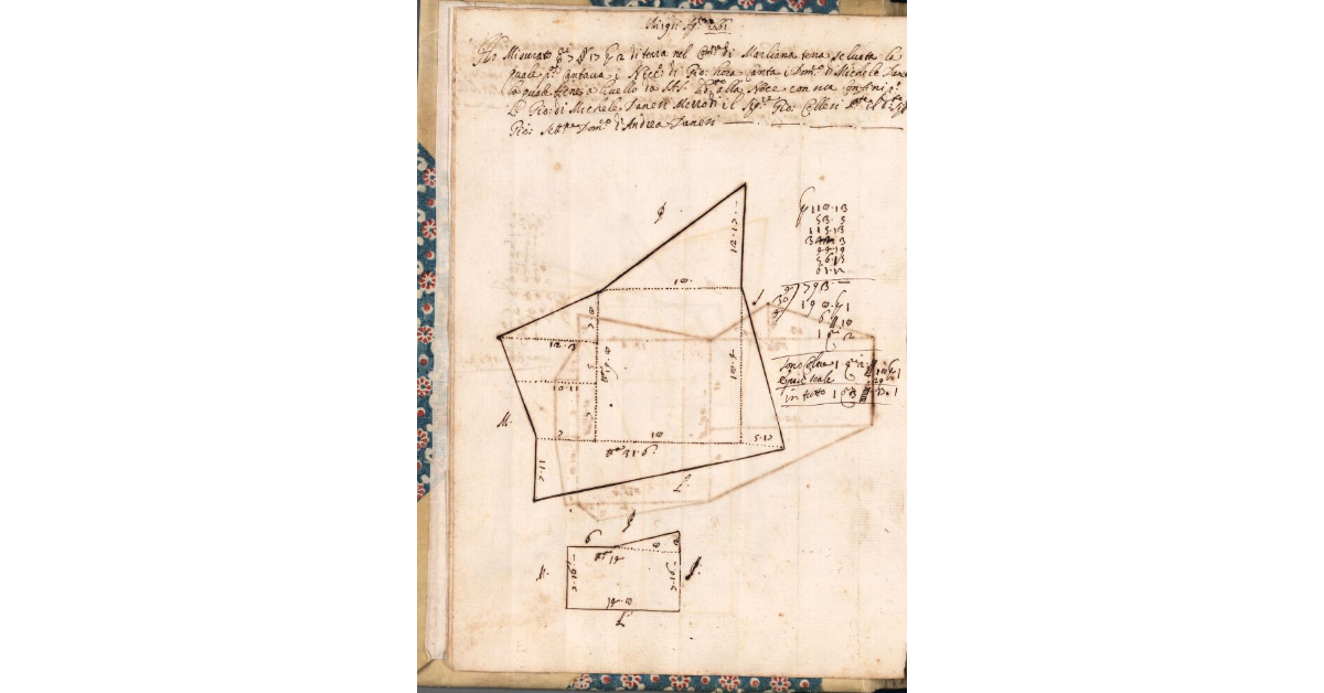 [Appezzamenti di terreno tenuto a livello da Domenico di Michele Danesi nella comunità di Marliana]