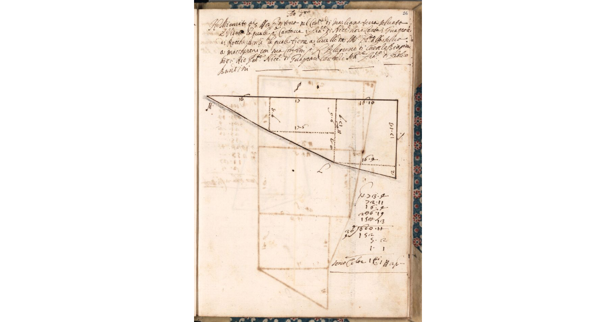 [Appezzamento di terreno tenuto a livello da Guaspari di Rocco Lorenzi nella comunità di Marliana]