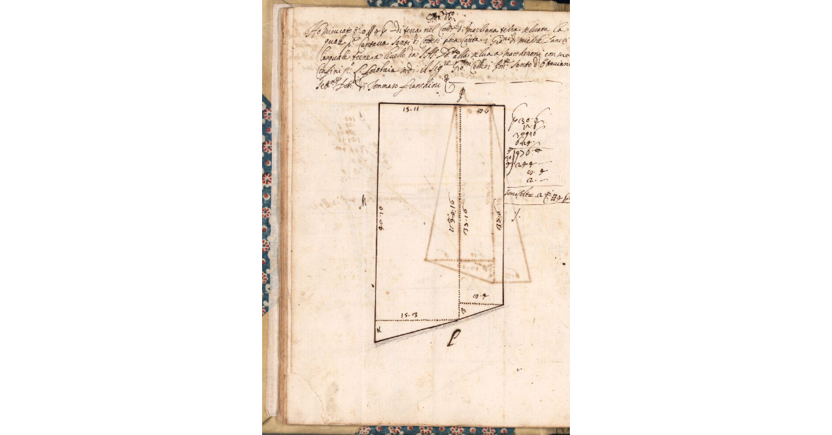 [Appezzamento di terreno tenuto a livello da Giovanni di Michele Danesi nella comunità di Marliana]
