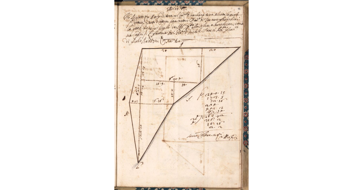 [Appezzamento di terreno tenuto a livello da Domenico di Tommaso Franchini nella comunità di Marliana]