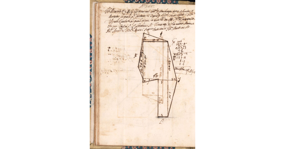 [Appezzamento di terreno tenuto a livello da Giovanni di Agnolo Zucchoni nella comunità di Marliana]