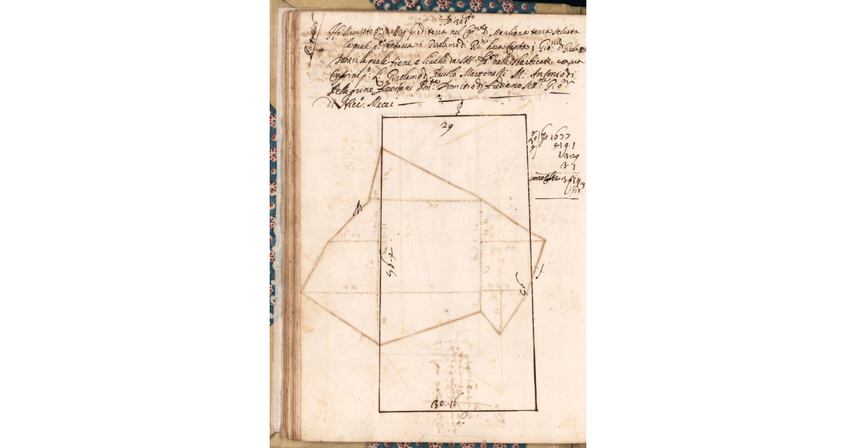 [Appezzamento di terreno tenuto a livello da Giovanni di Girolamo Danesi nella comunità di Marliana]