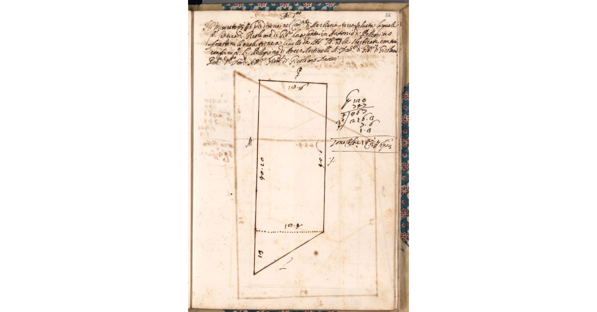 [Appezzamento di terreno tenuto a livello da Antonio di Pellegrino Forestani nella comunità di Marliana]