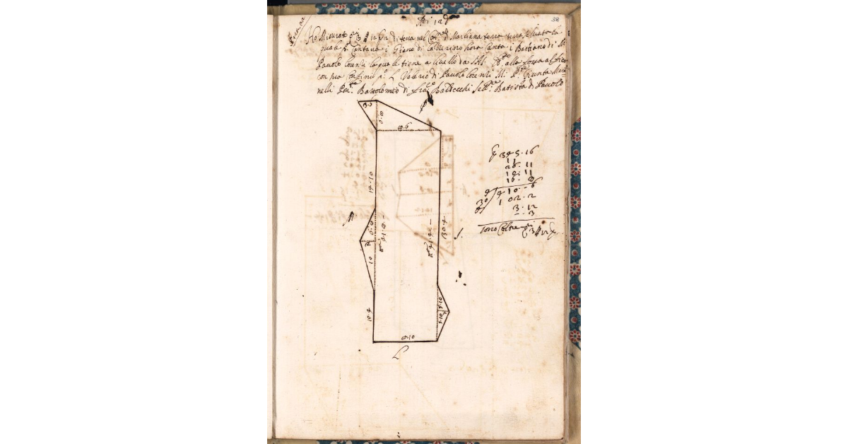 [Appezzamento di terreno tenuto a livello da Bastiano di Pavolo Lorenzi nella comunità di Marliana]