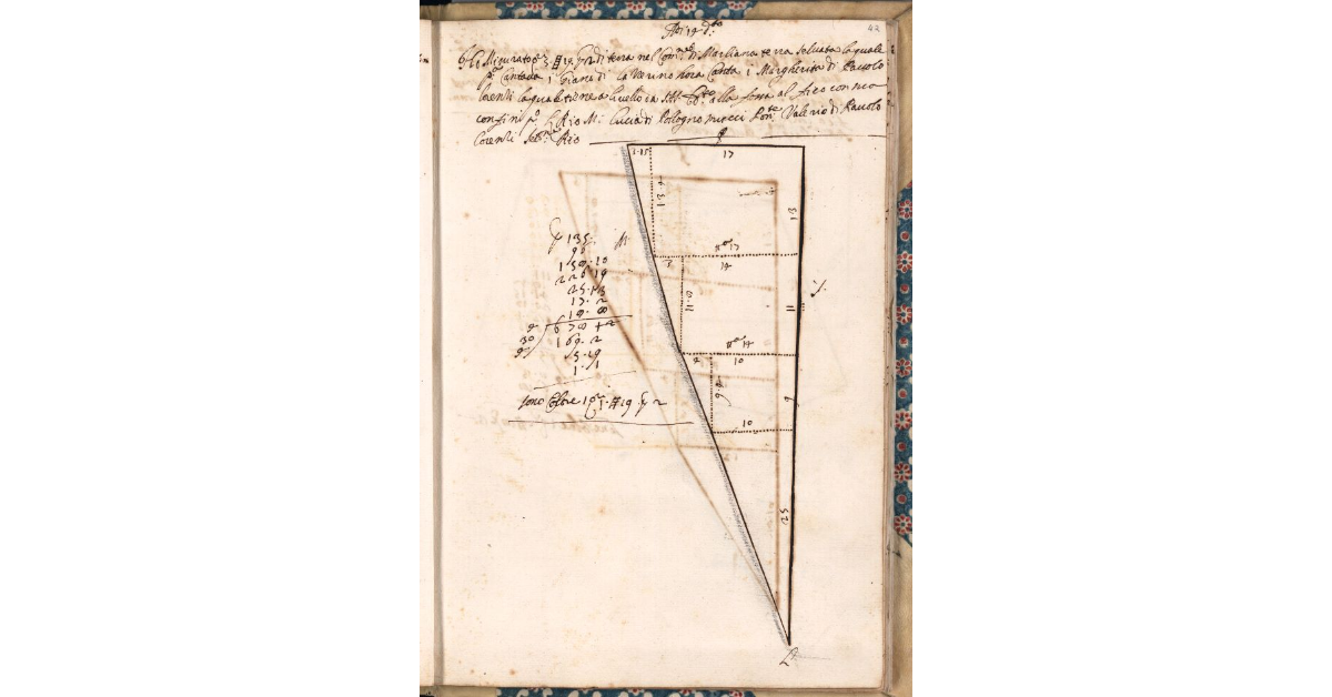 [Appezzamento di terreno tenuto a livello da Margherita di Pavolo Lorenzi nella comunità di Marliana]