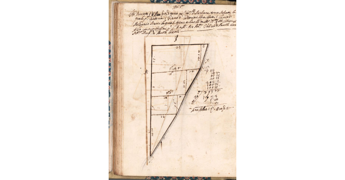 [Appezzamento di terreno tenuto a livello da Lucia di Pollogno Mucci nella comunità di Marliana]