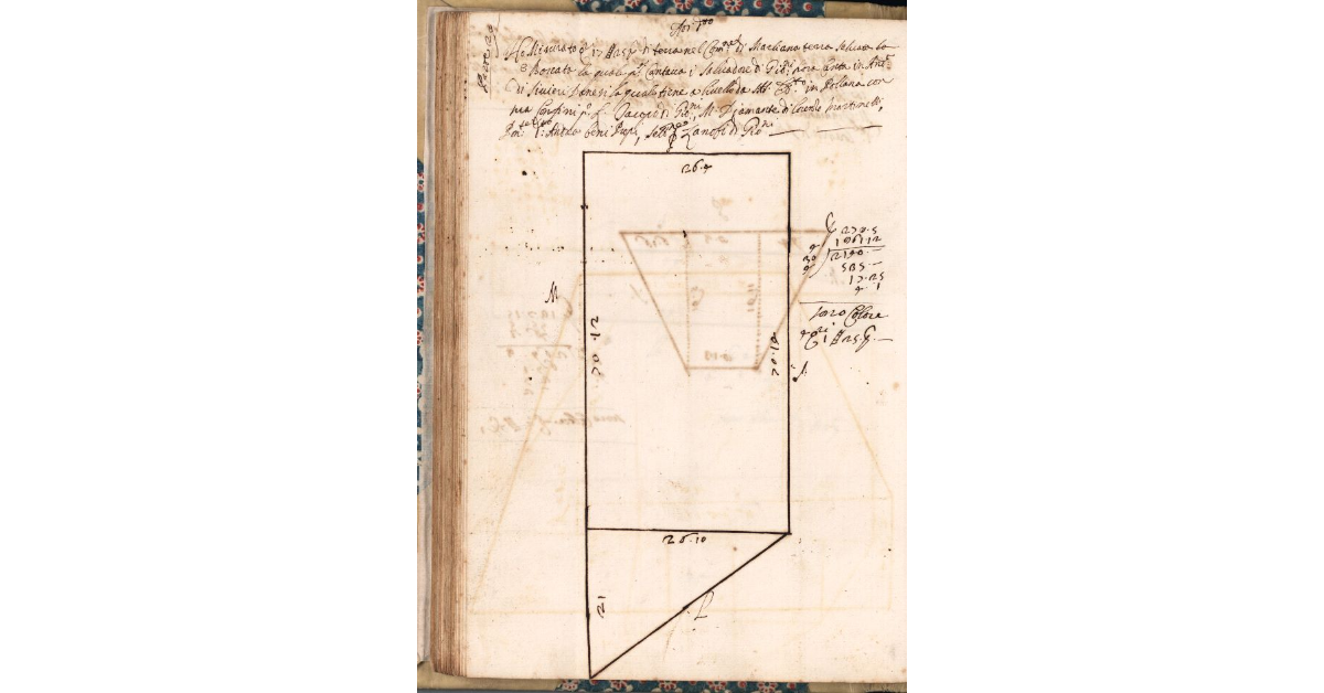 [Appezzamento di terreno tenuto a livello da Andrea di Sivieri Danesi nella comunità di Marliana]