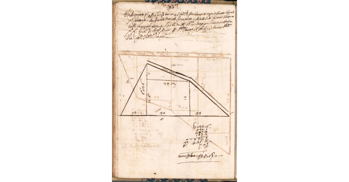 [Appezzamento di terreno tenuto a livello da Michele di Cesare Martinelli nella comunità di Marliana]