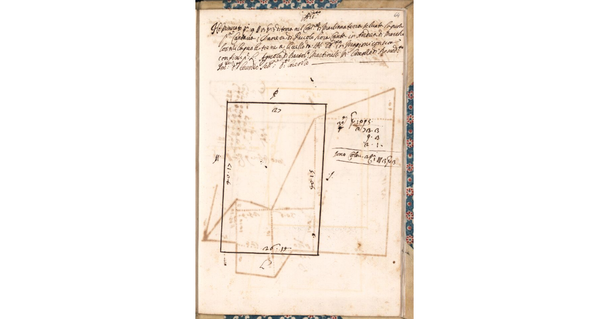 [Appezzamento di terreno tenuto a livello da Andrea di Marcho Lorenzi nella comunità di Marliana]
