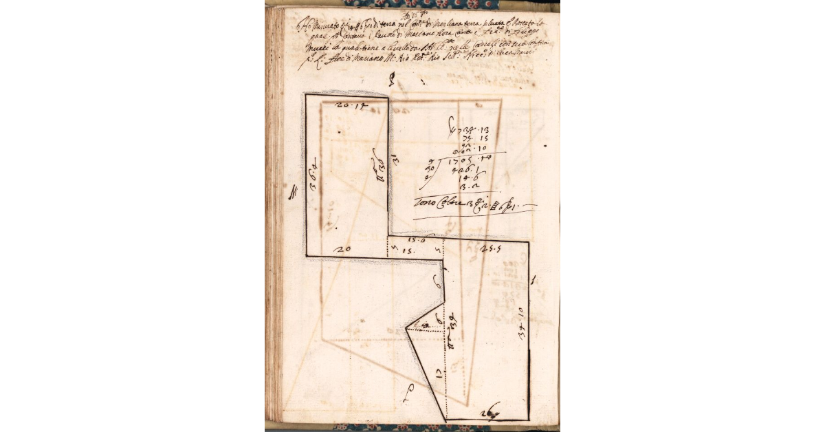 [Appezzamento di terreno tenuto a livello da Francesco di Filippo Mucci nella comunità di Marliana]