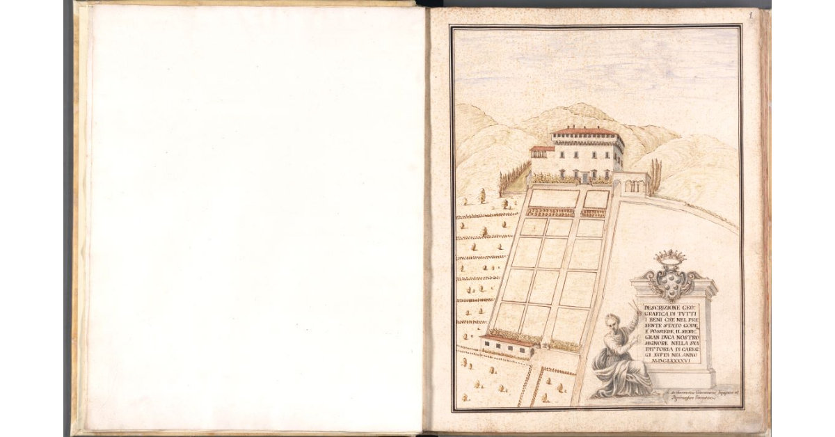 [Veduta della villa di Careggi]