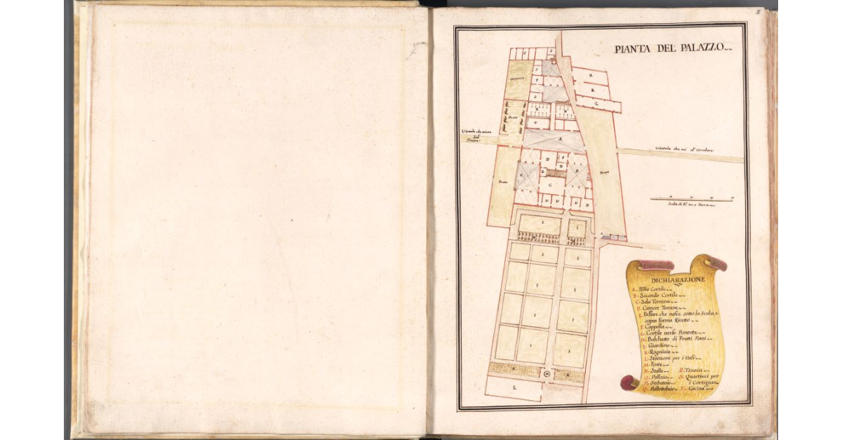 Pianta del Palazzo