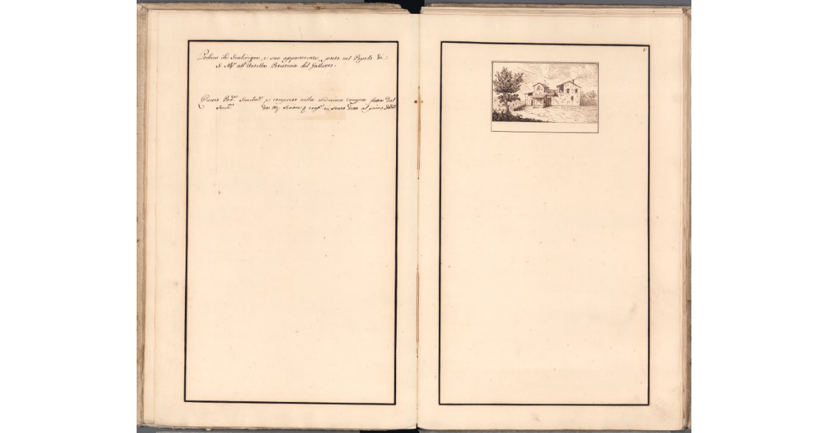 [Veduta della casa da lavoratore del podere di Sculivigne]