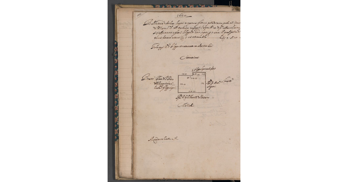 [Terreno concesso a livello nel comune di Uzzano]