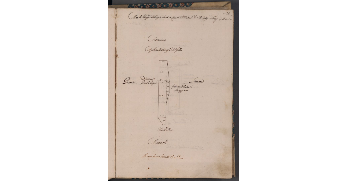 [Terreno concesso a livello nel comune di Uzzano]