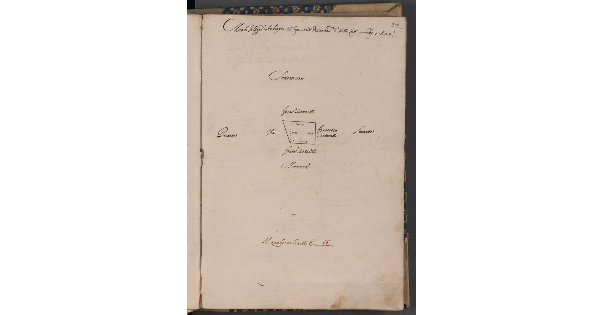 [Terreno concesso a livello nel comune di Uzzano]