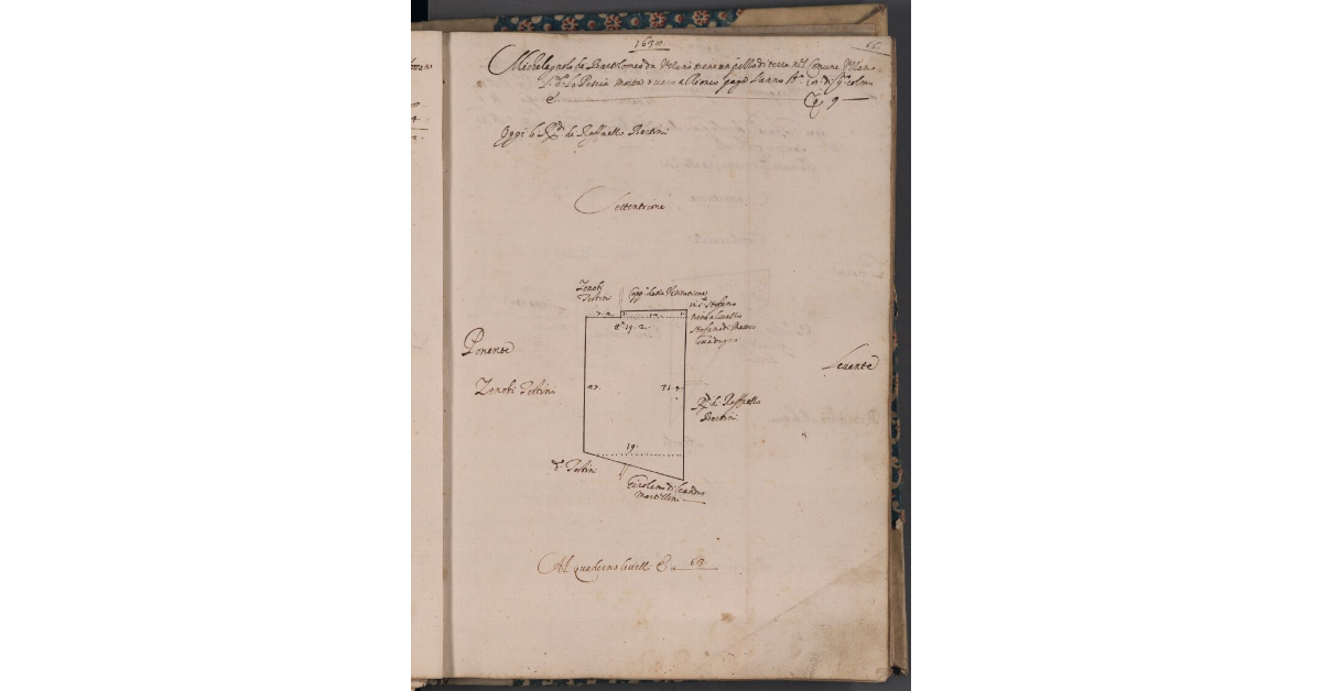 [Terreno concesso a livello nel comune di Uzzano]