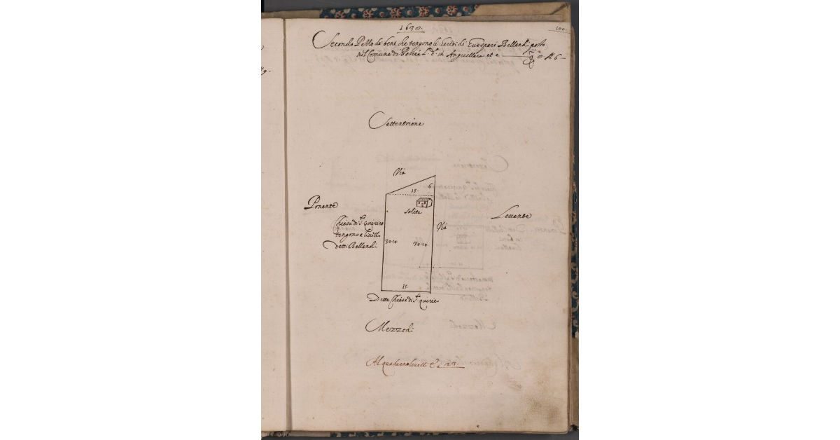 [Terreno concesso a livello nel comune di Pescia]