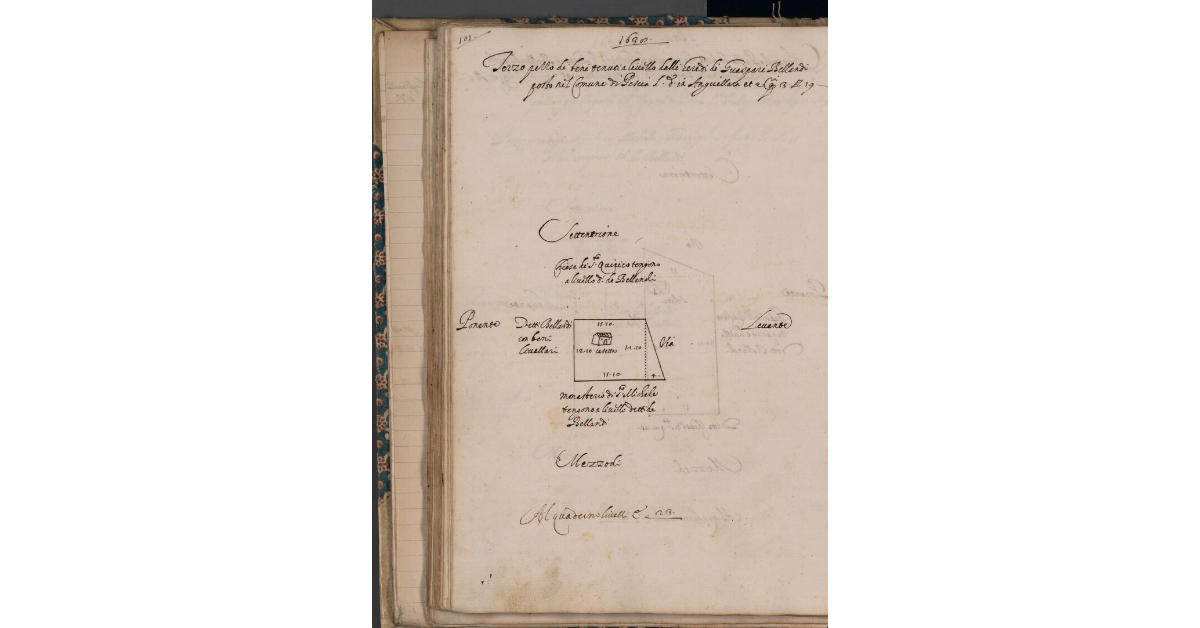 [Terreno concesso a livello nel comune di Pescia]