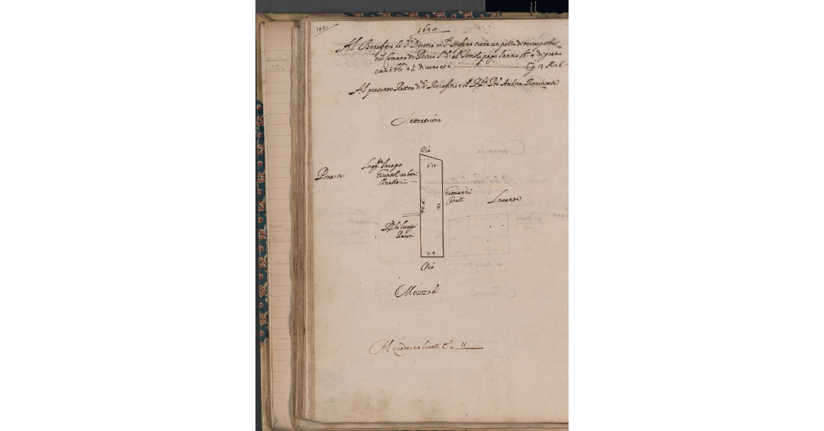 [Terreno concesso a livello nel comune di Pescia]