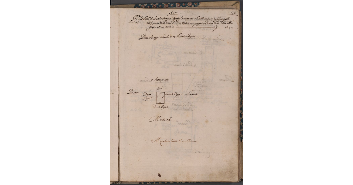 [Terreno concesso a livello nel comune di Pescia]