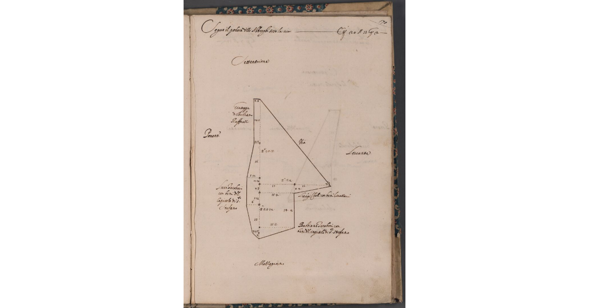 [Terreno di pertinenza del podere degli Alberghi]
