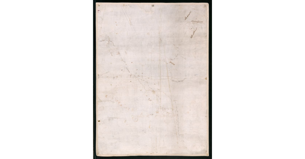 [Disegno schematico di una sezione collinare e pianeggiante del territorio di Suvereto]