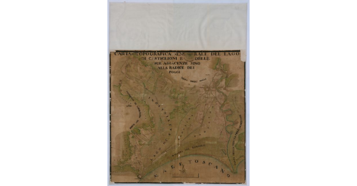 Carta topografica generale del Lago di Castiglioni e delle sue adiacenze sino alla radice dei Poggi
