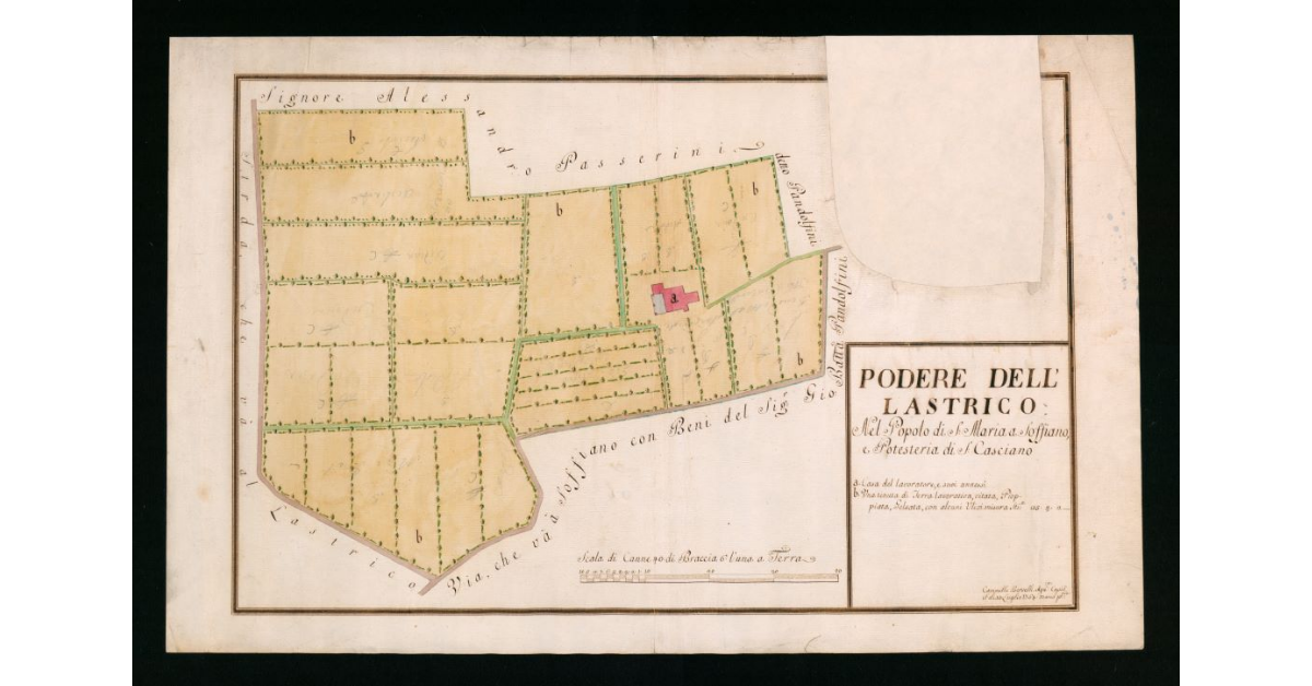 Podere dell'Lastrico nel Popolo di S.Maria a Soffiano e Potesteria di S.Casciano