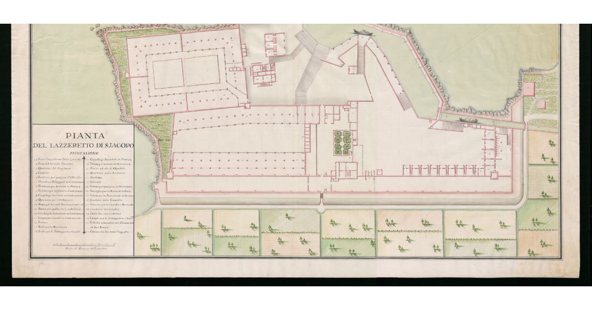 Pianta del Lazzaretto di S.Jacopo