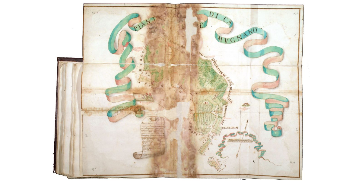 Pianta del podere di Camugnano