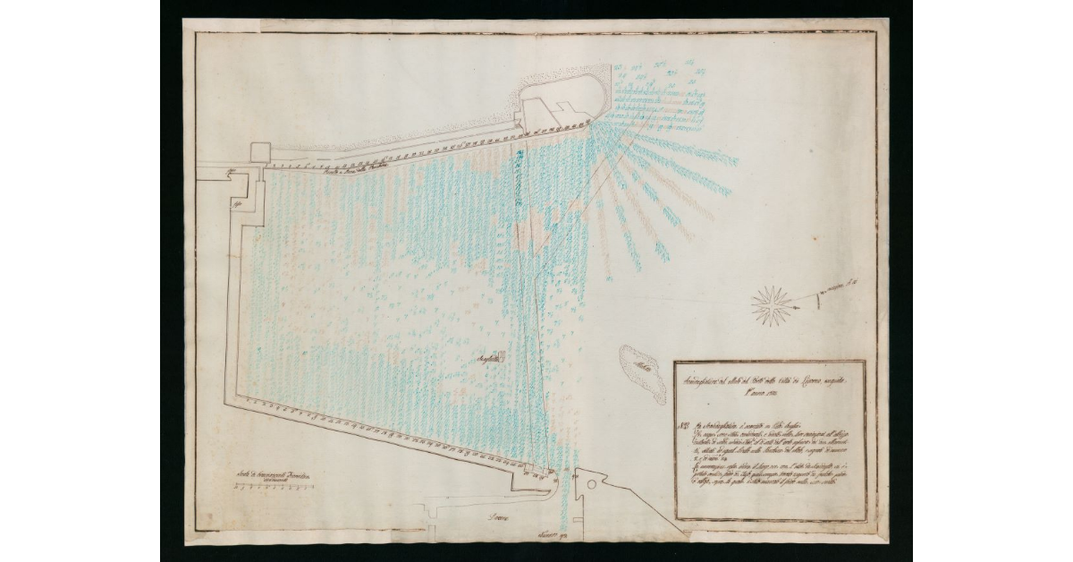 Scandagliatura del Molo del Porto della Città di Livorno eseguita l'anno 1803
