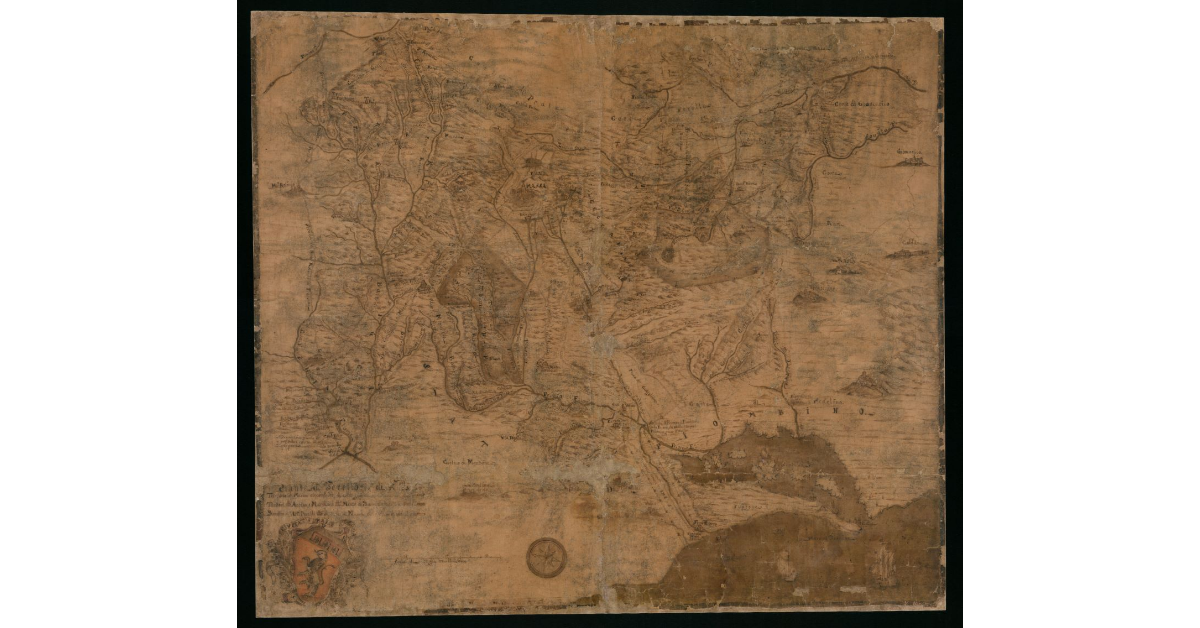 Pianta del territorio di Massa