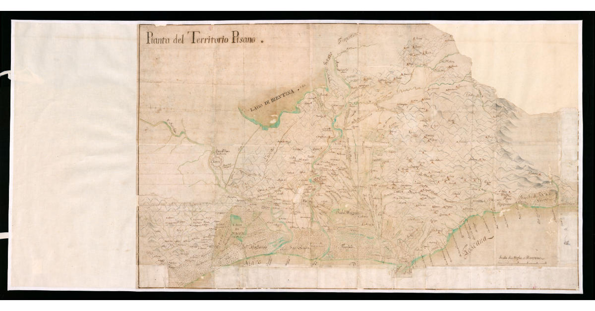 Pianta del Territorio Pisano