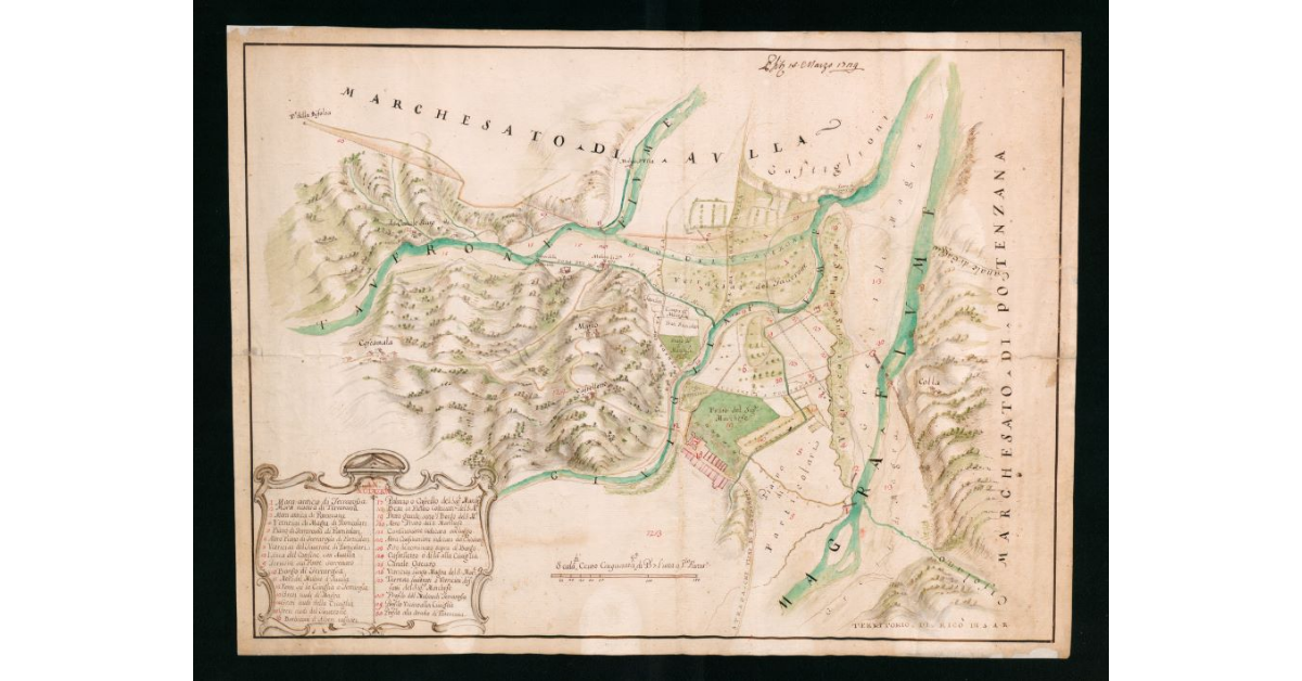 [Veduta prospettica del Marchesato di Terrarossa]