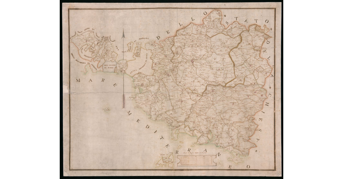 [Carta politico-amministrativa della Toscana]