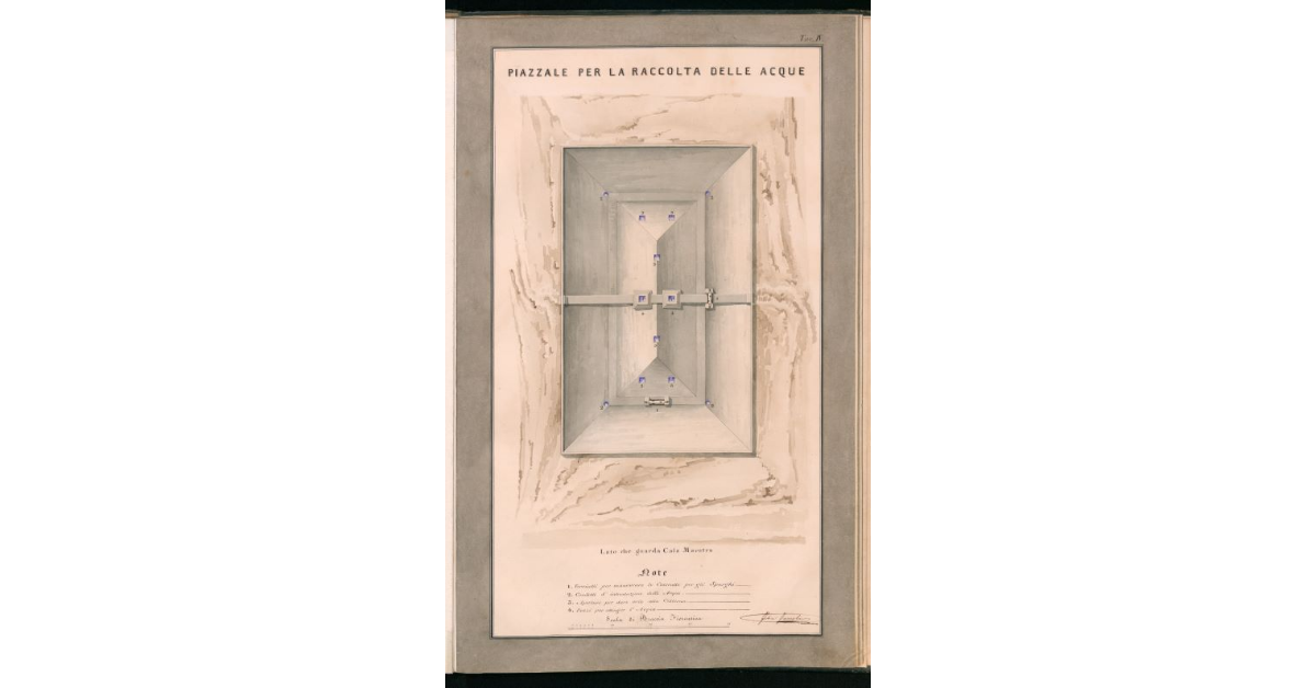 Tav.IV - Piazzale per la raccolta delle acque