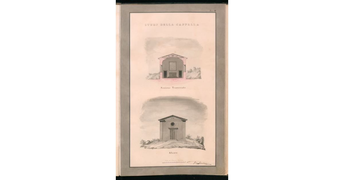 Tav.VII - Studi della Cappella