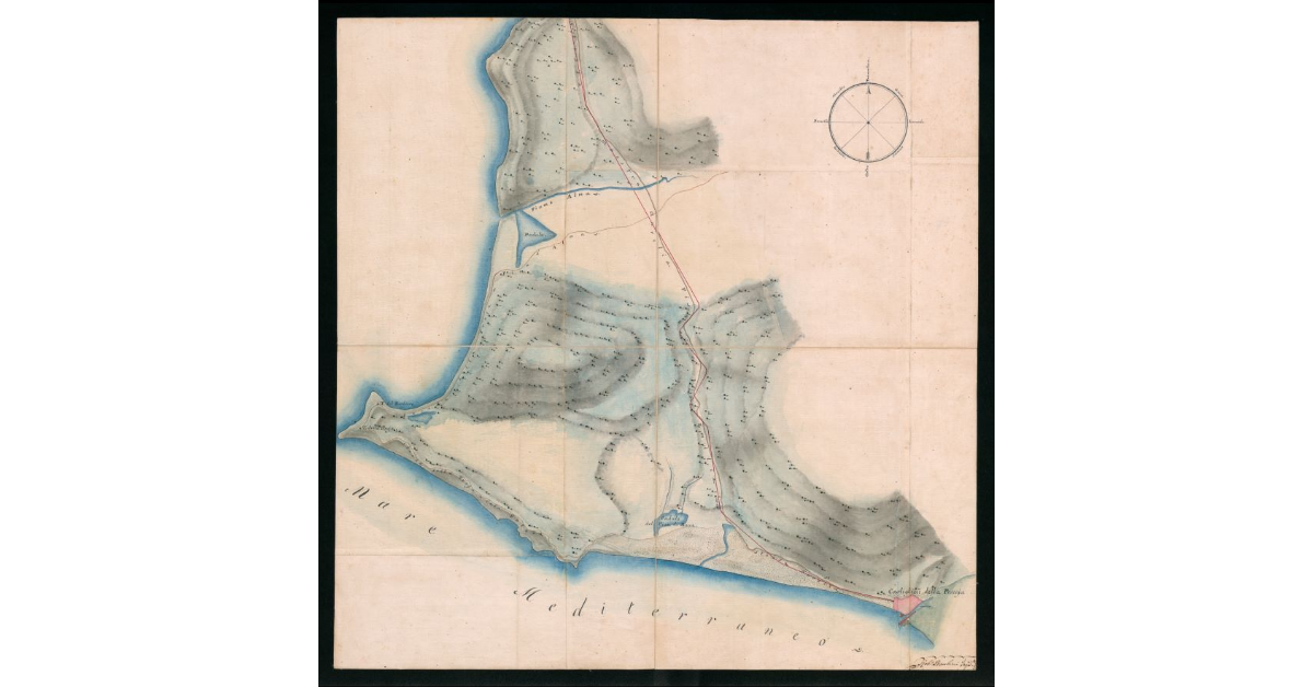 [Carta topografica del litorale toscano dal promontorio da Portiglioni a Castiglione della Pescaia]