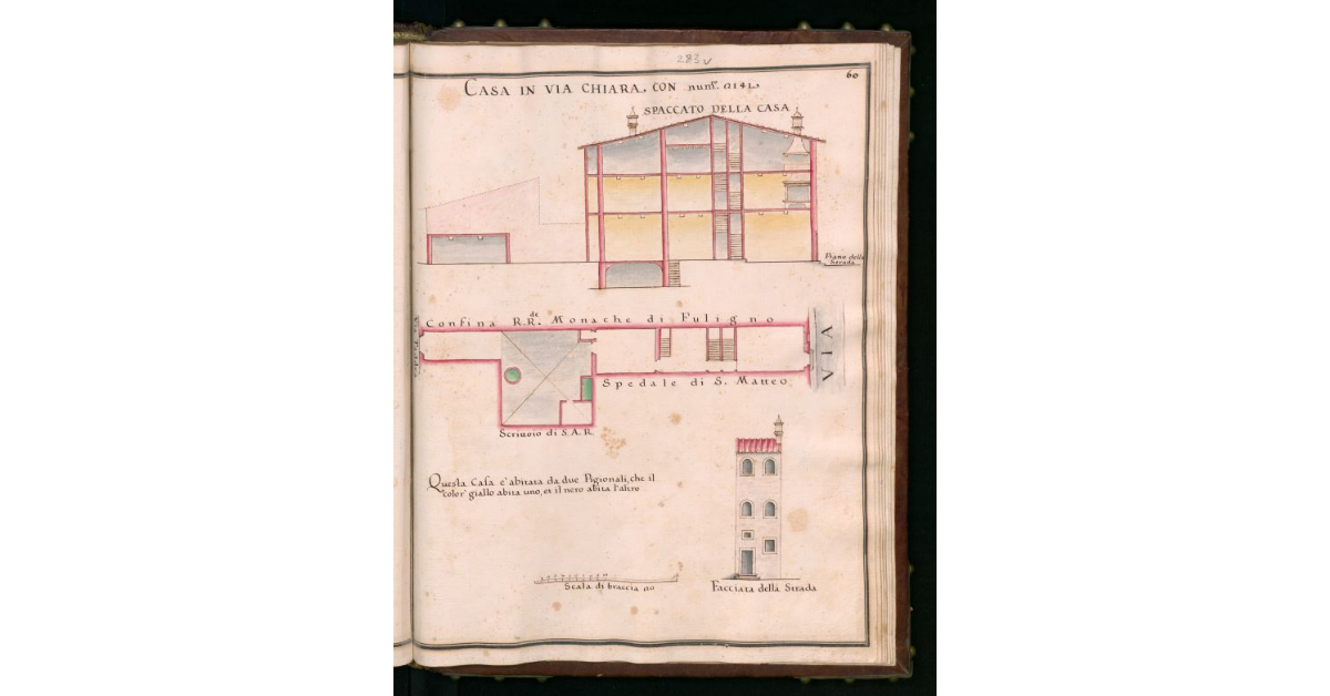 Casa in via Chiara con numero 2141